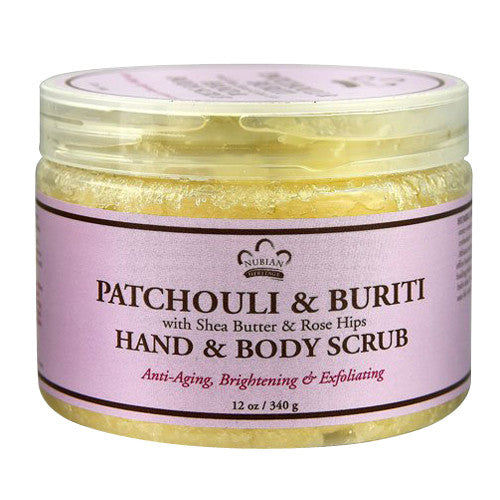 Nubian Heritage Patchouli & Buriti Hand & Body Scrub, 12 Oz